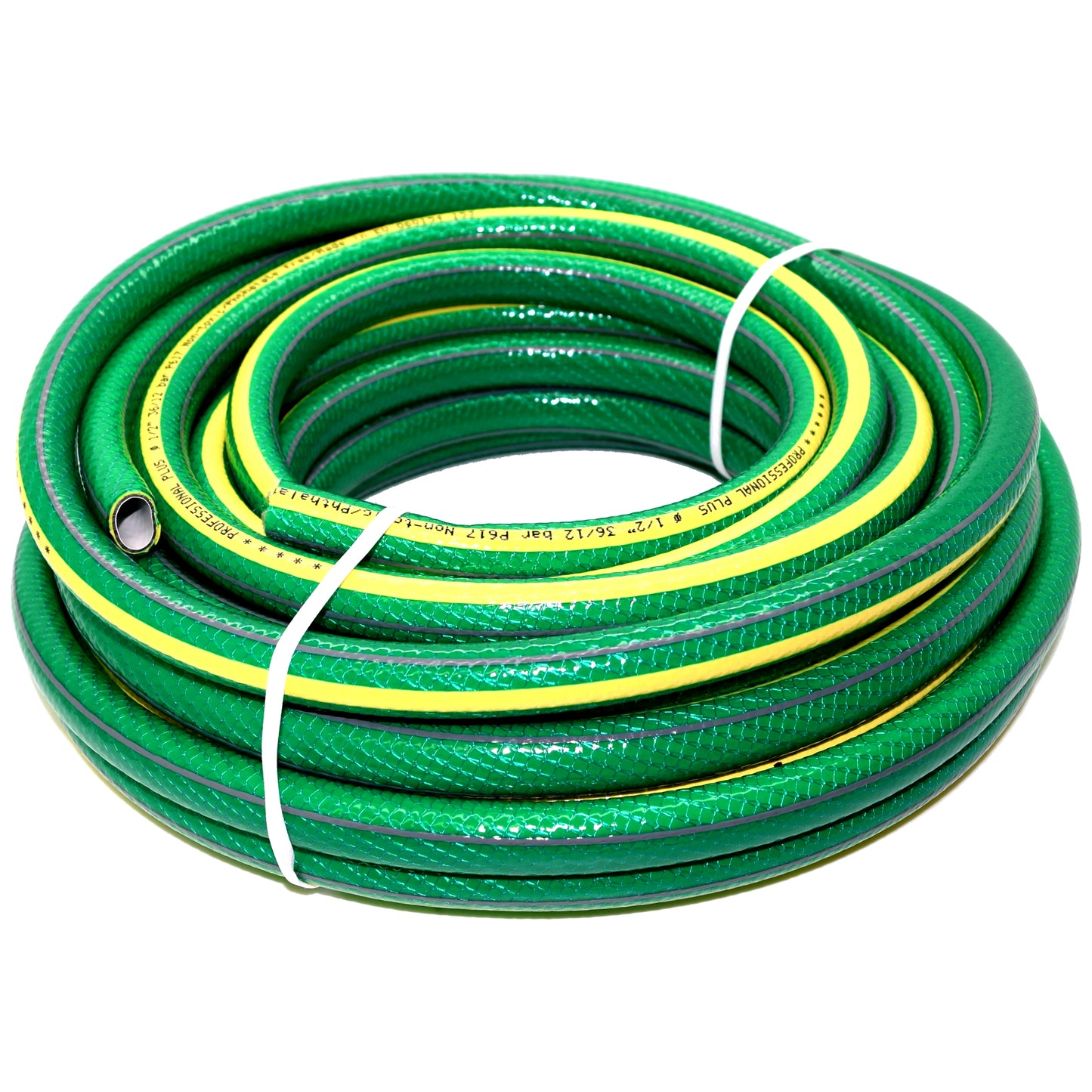 50 m / 164 ft Garden Hose Pipe - 1/2" Kink-Free 6-Layer Reinforced Non-Toxic Phthalate-Free PVC Hosepipe - Watering Tube - Green