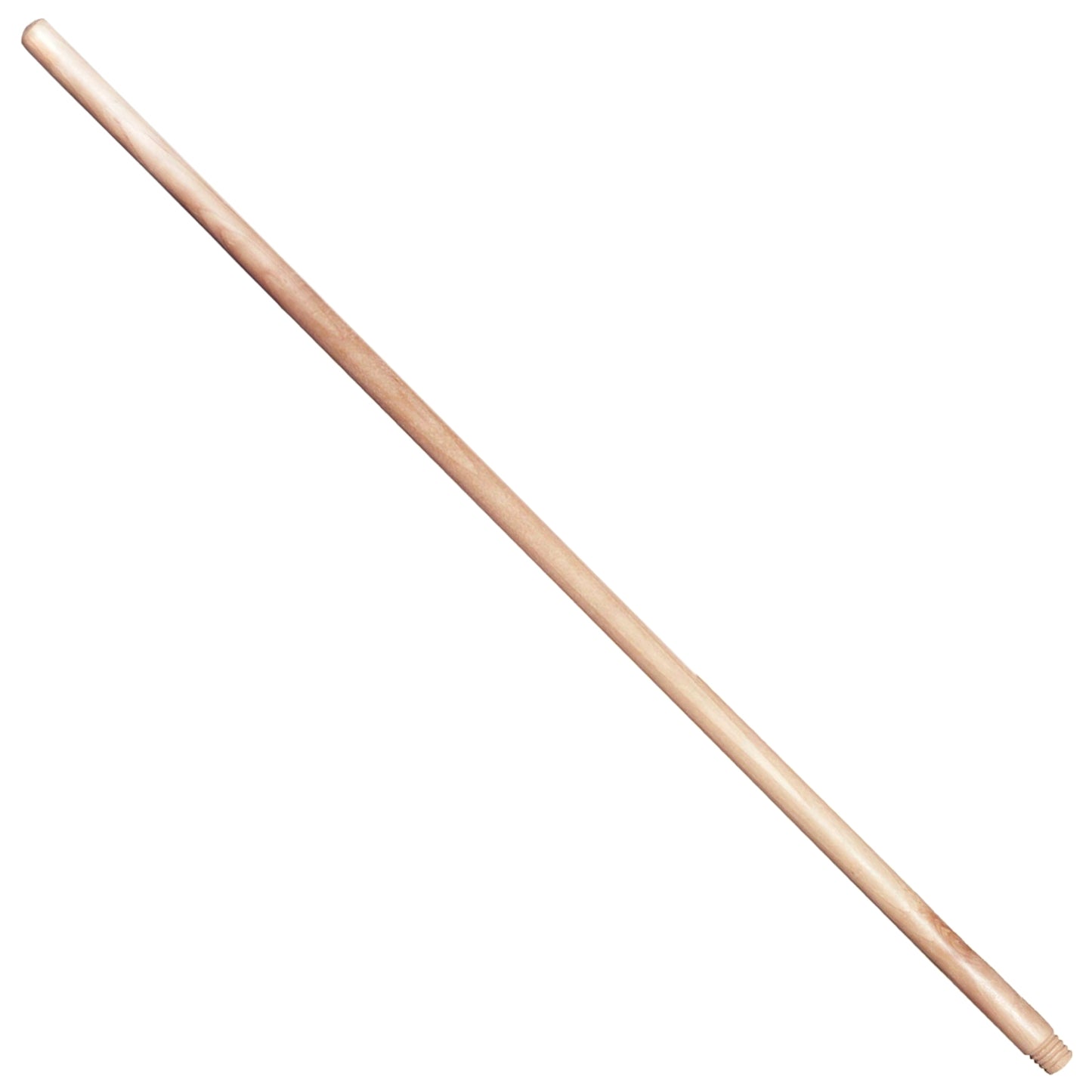 5 x Beech Wood Handle for Broom, Mop, Flag Pole, Plant Support - Threaded - 120 cm (3.94 ft) Long, 22 mm (7/8") Thick Shaft