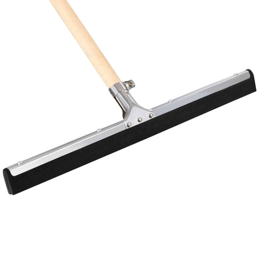 24 Inch Floor Squeegee Wet Floor Wiper Rubber Squeegee with 120cm Handle Indoor Outdoor Floor Cleaner
