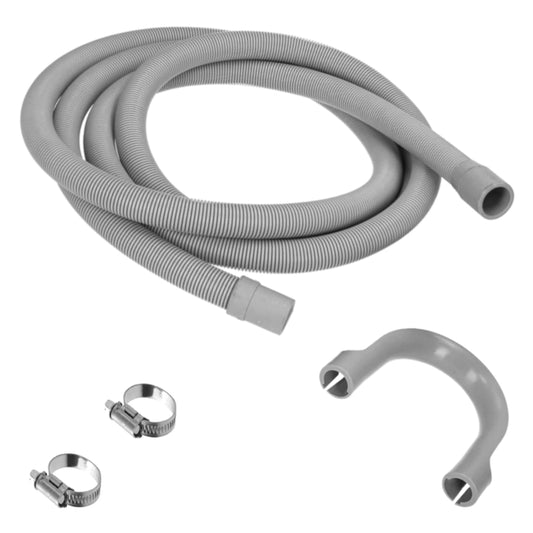 3 m Universal Drain Hose Extension Kit for Washing Machine, Dishwasher & Appliance - Fits 19 mm to 22 mm Outlet - Wastewater Pipe