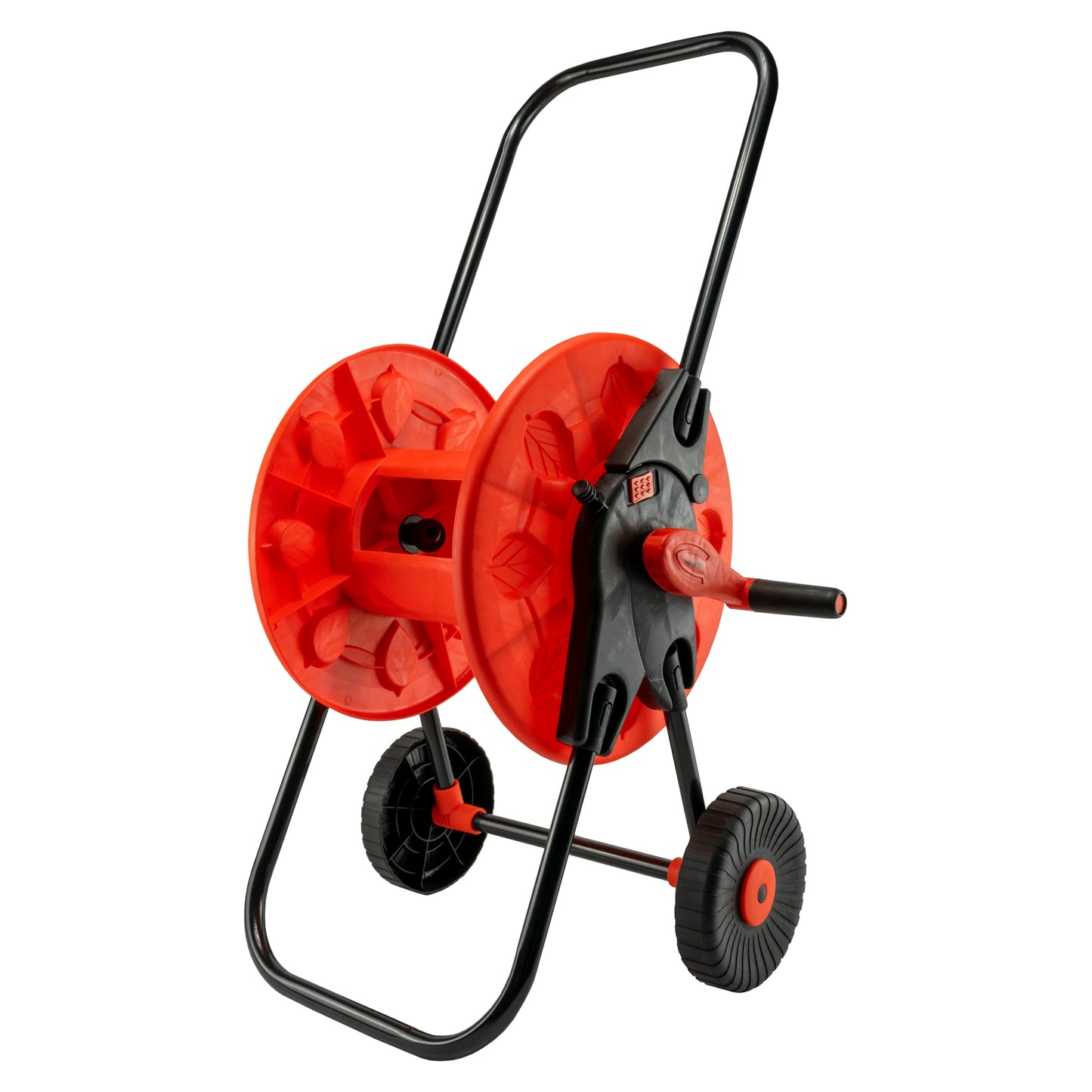 Heavy-Duty Garden Hose Reel Cart - Portable Water Hose Pipe Storage with Easy Crank Handle & Wheels - Holds 60m x 1/2" Hose