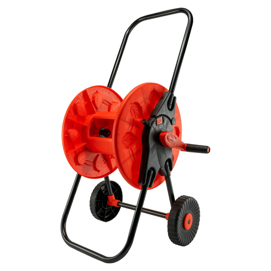 Heavy-Duty Garden Hose Reel Cart - Portable Water Hose Pipe Storage with Easy Crank Handle & Wheels - Holds 60m x 1/2" Hose