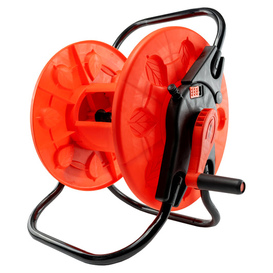 Garden Hose Reel Cart - Heavy-Duty 60m Capacity - UV-Resistant - Stable & Durable Outdoor Hose Storage - No-Tool Assembly