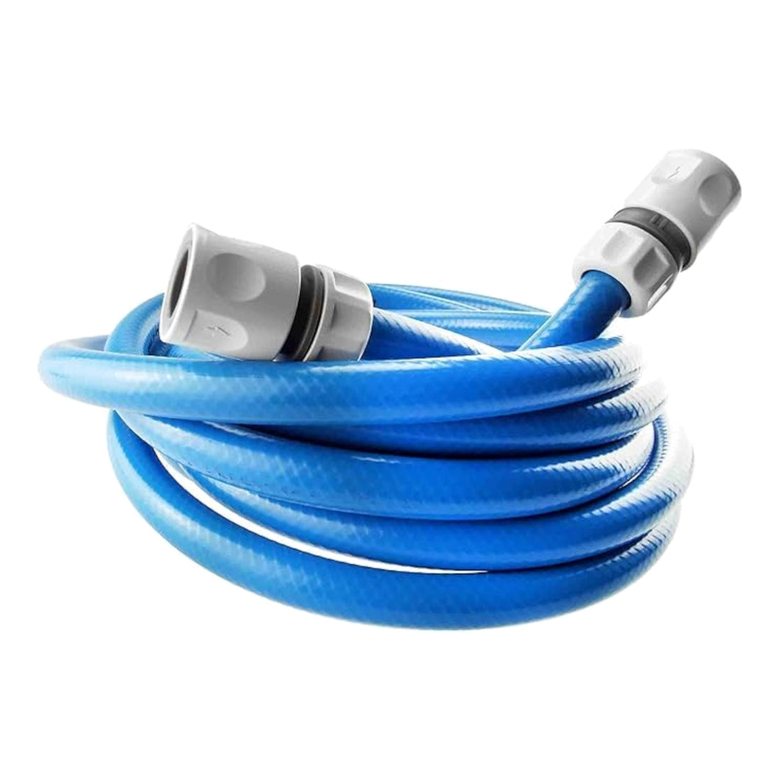 10 metres of Heavy-Duty Food Grade Water Hose Pipe Set with Connectors - Drinking Water Safe - For Caravans, Hozelock Compatible