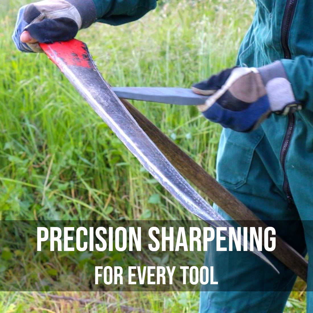 Double-Sided Sharpening Stone 230 mm / 9" - Oval Whetstone for Knives, Scythes, Chisels, Blades, Scissors, Tools - Fine Grit