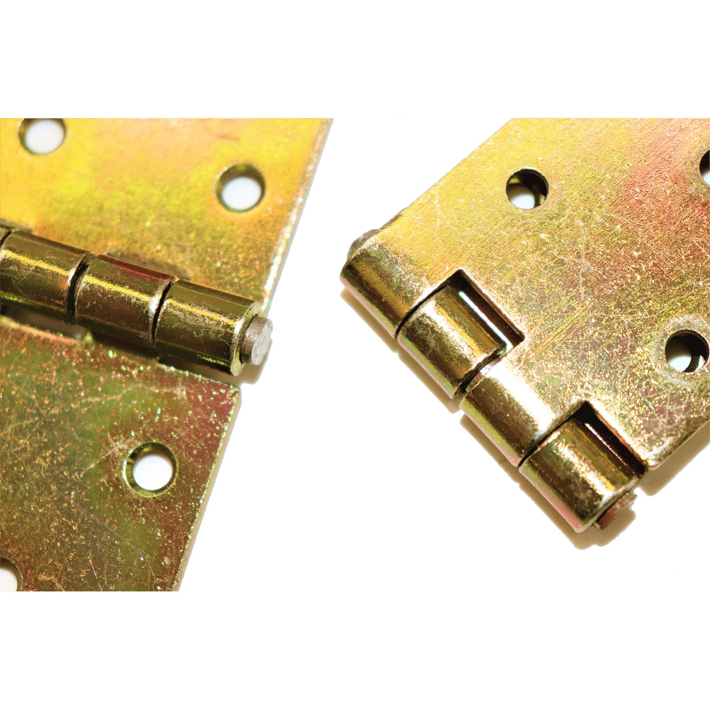 Pack of 1 x 200 mm Backflap Hinge Galvanised, Steel Back Flap Hinges, Weather Resistant, Rust Corrosion Proof, Strap Hinges