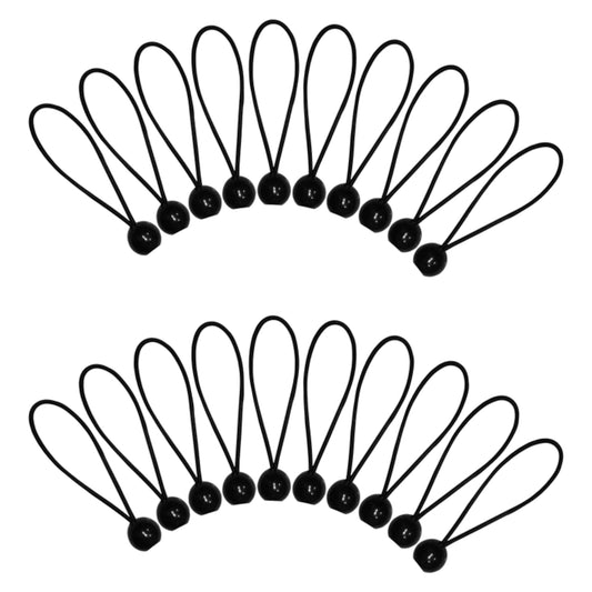 20 x 4" Tarpaulin Bungees Balls Tarp Bungee Cord for Banners, Tarpaulins, Pavilions, Tents, Tent Bungee Hooks, Tarpaulin Holders