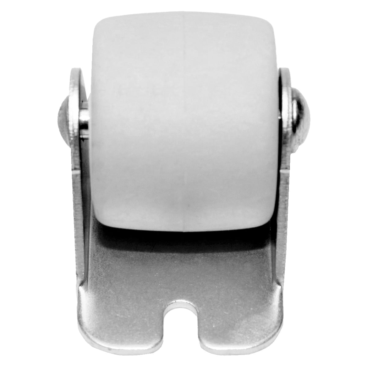 Pack of 4 x Heavy Duty Rubber Furniture Castor Wheels 33mm - Durable Furniture Caster Wheels - Easy Install, Carpet-Friendly