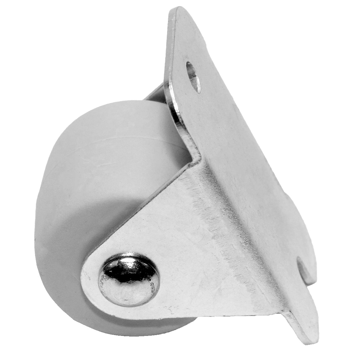 Pack of 4 x Heavy Duty Rubber Furniture Castor Wheels 33mm - Durable Furniture Caster Wheels - Easy Install, Carpet-Friendly