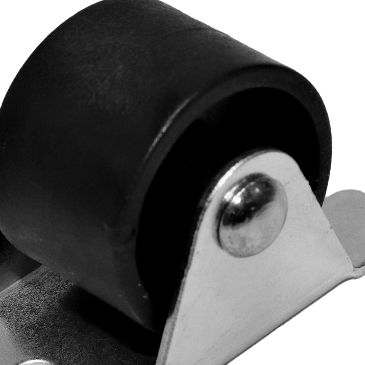 Pack of 5 x Heavy Duty PVC Furniture Castor Wheels 33mm - Durable Furniture Caster Wheels - Easy Install, Carpet-Friendly