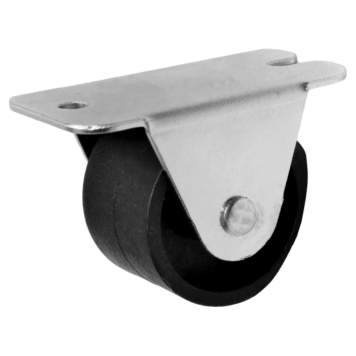 Pack of 5 x Heavy Duty PVC Furniture Castor Wheels 33mm - Durable Furniture Caster Wheels - Easy Install, Carpet-Friendly