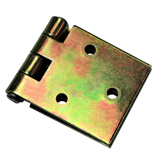 Pack of 1 x 100 mm Backflap Hinge Galvanised, Steel Back Flap Hinges, Weather Resistant, Rust Corrosion Proof, Strap Hinges