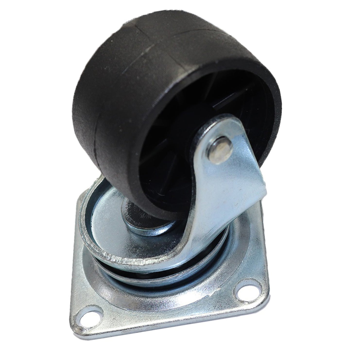 Pack of 4 x Heavy-Duty Furniture Caster Wheel 40 mm - PVC, Ball Bearings, Smooth Rolling, Swivel Plate, No-Scratch