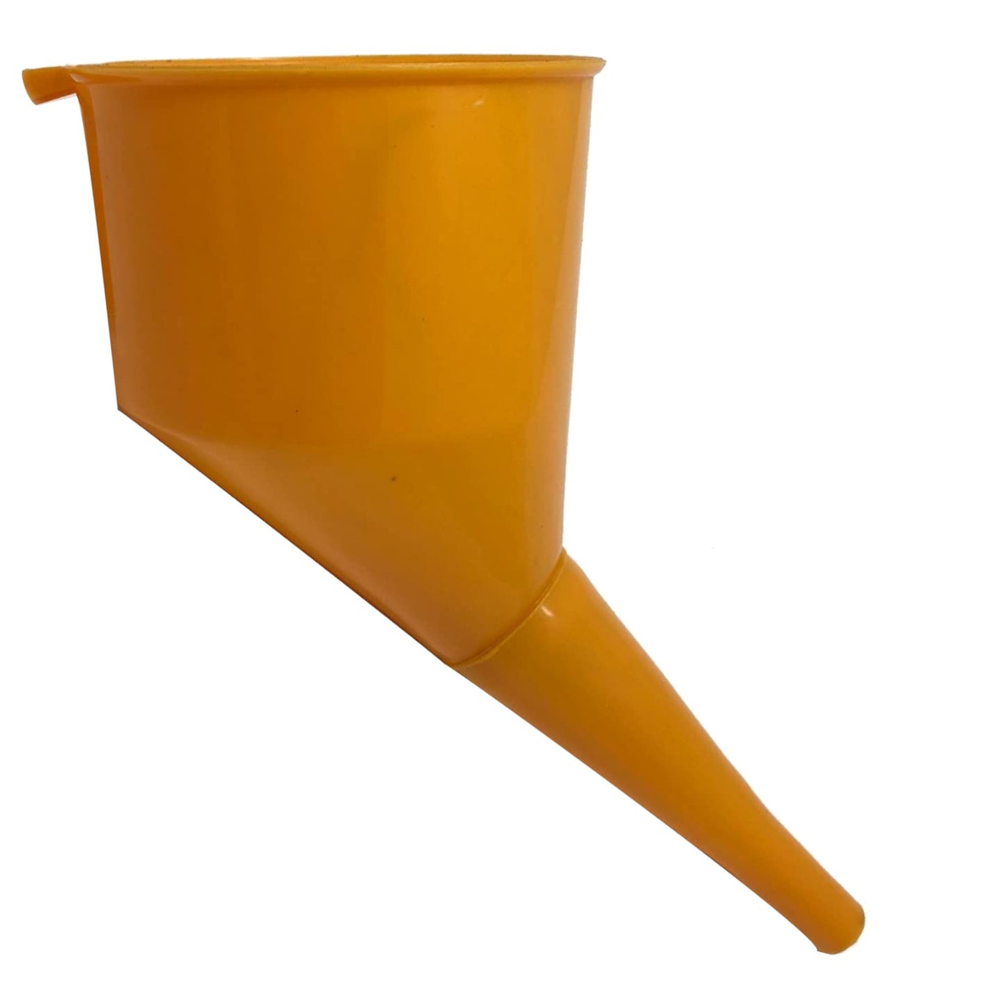 Fuel Funnel Angled with Fine Mesh Filter for Easy Refilling, Lightweight Plastic Funnel, Practical, Versatile