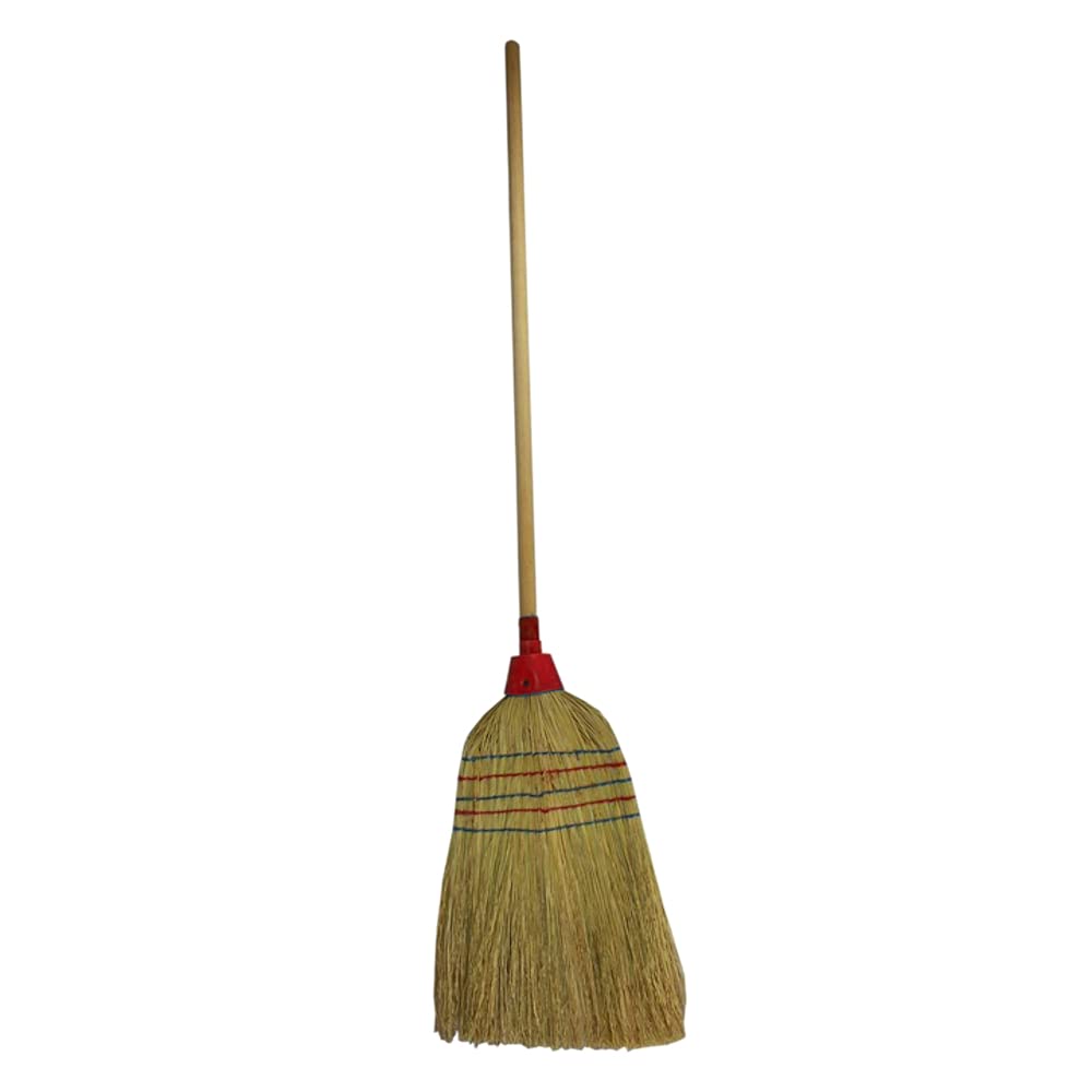 130 cm Long Handmade Corn Broom Sweeping Brush Stable Yard Garden Warehouse