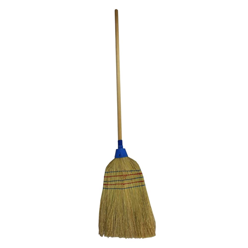 130 cm Long Handmade Corn Broom Sweeping Brush Stable Yard Garden Warehouse