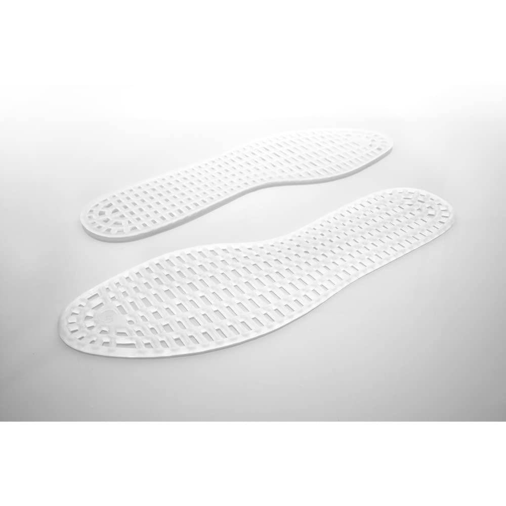 Survival Trekking Army Soldiers Shoe Insoles Plastic Grid Massaging Breathable Shoe Inserts (Size 8 UK / 42 EU)