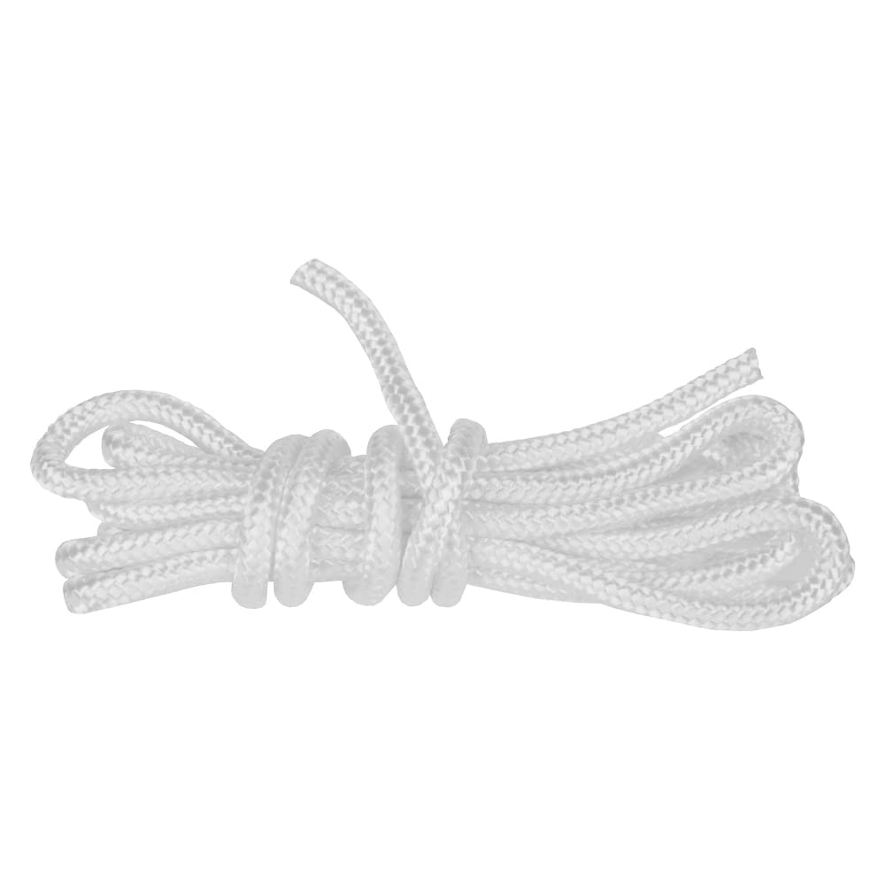 5 mm Pull Cord, Recoil Starter Rope for Lawnmower, Chainsaw, 100 metres / 328 ft Long Lawn Mower Replacement Pull Cord (White)