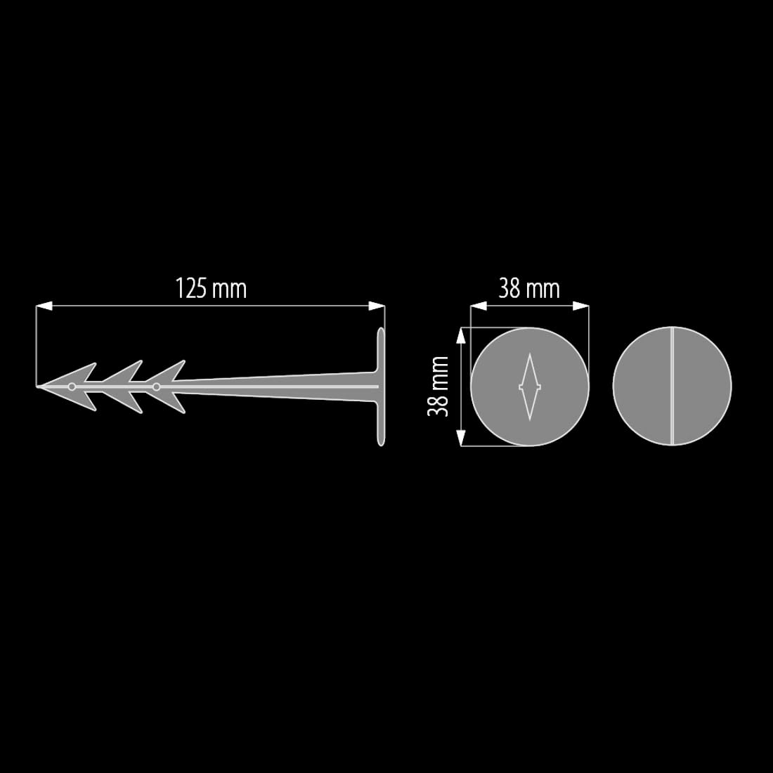 Garden Pegs - Pack of 100 x 5" Ground Pegs for Securing Landscape Fabric, Ground Stakes Anchors for Fixing Weed Control Fabric