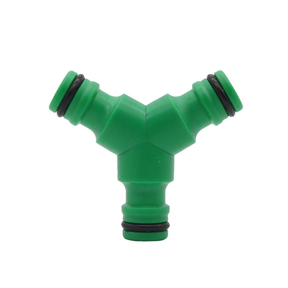 3 Way Garden Hose Pipe Lock Coupling Splitter Male Adaptor Connector Fast Joiner