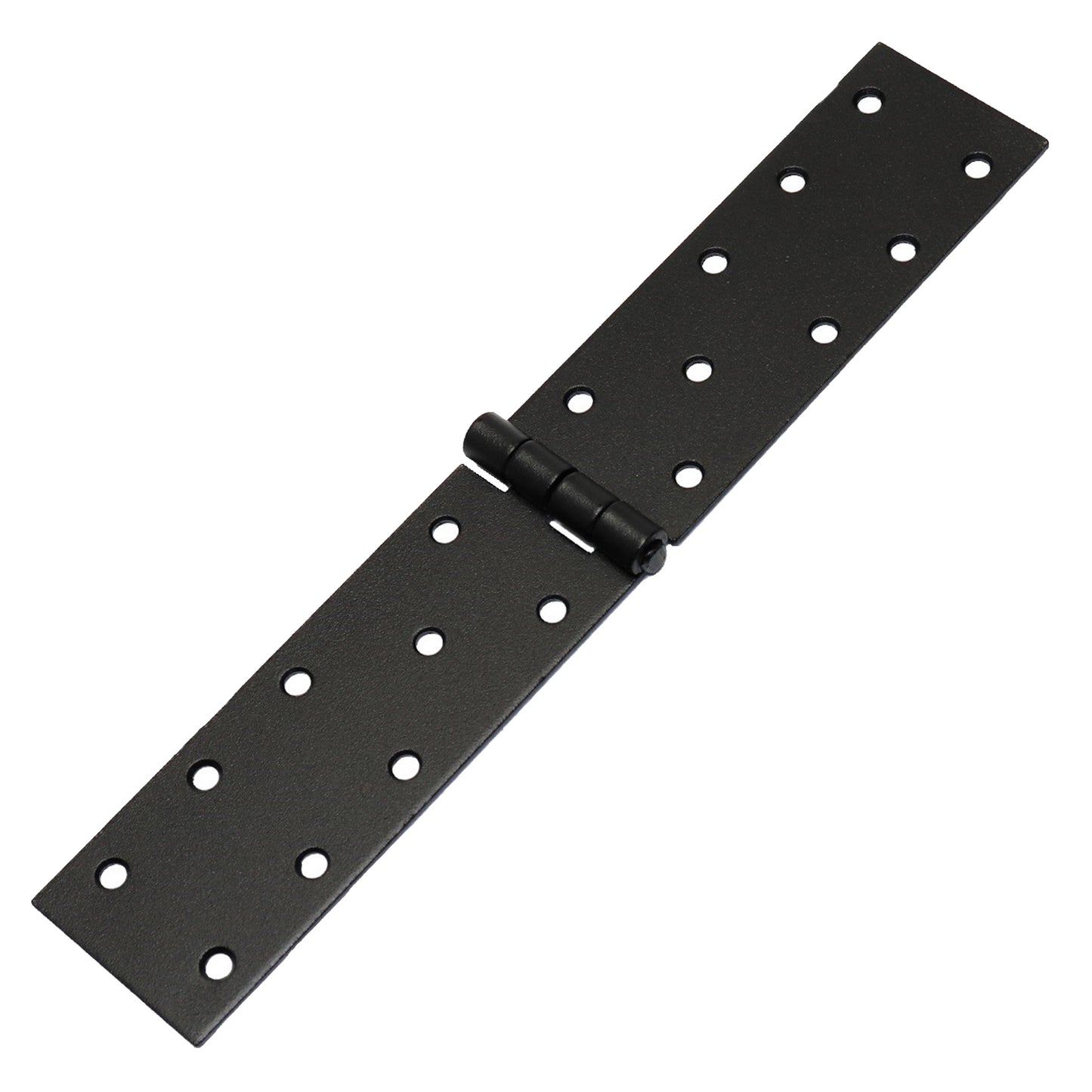 Pack of 1 x 250 Backflap Hinge Black, Steel Back Flap Hinges, Weather Resistant, Rust Proof Powder Coating, Strap Hinges