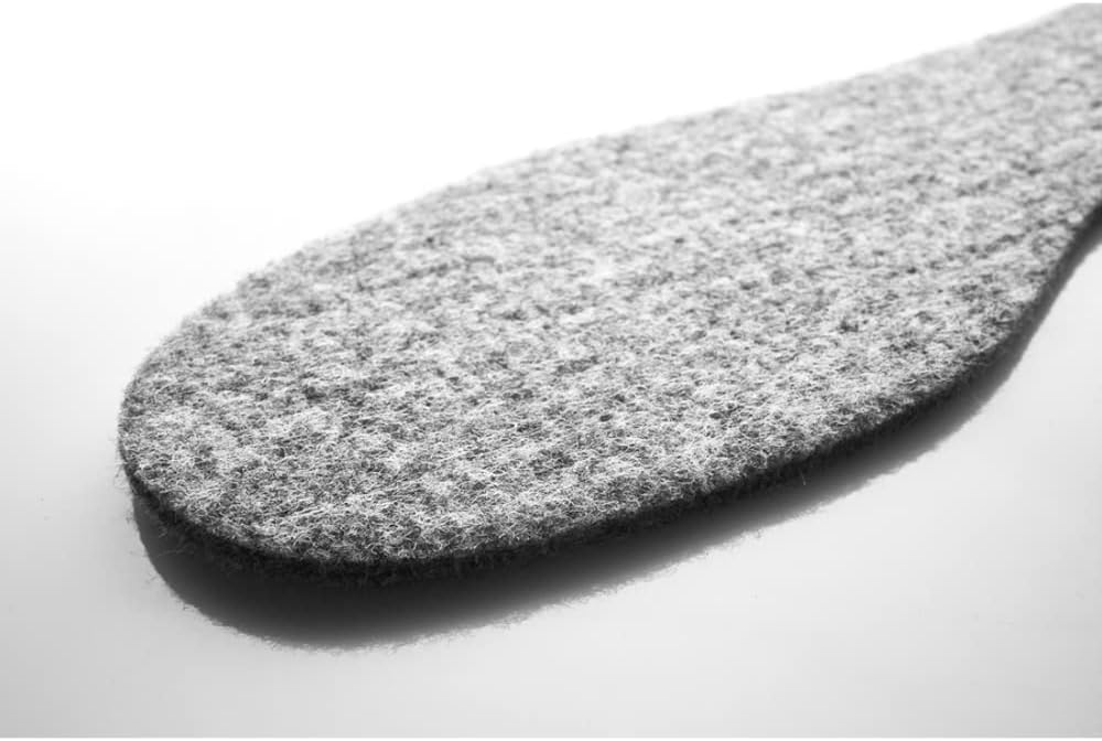 Felt Shoe Insoles Soft Natural Comfort Warm Breathable Shoe Inserts (Size 3 UK / 36 EU)
