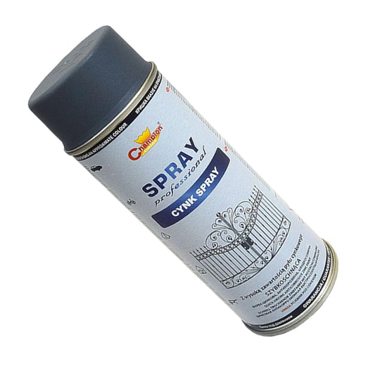 2 x 400mL Zinc Rich Spray Paint Anti-Corrosion Primer for Steel and Cast Iron - Approx. 85% Zinc in Dry Film, Fast Drying, High Adhesion - for Metal Structures, Fences, Barriers, Tanks, Industrial Use