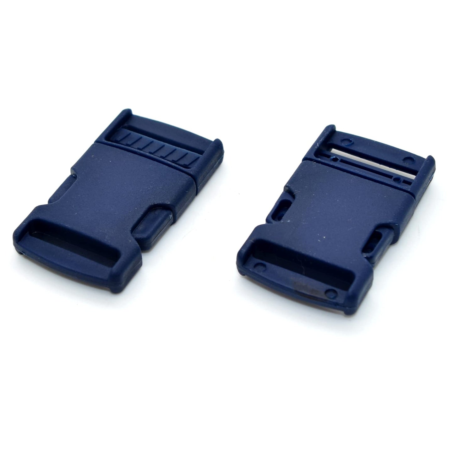 Side Release Buckles Clips for 20 mm Webbing, Luggage, Back Pack / Rucksack, Straps (Blue Navy, 2 pieces)