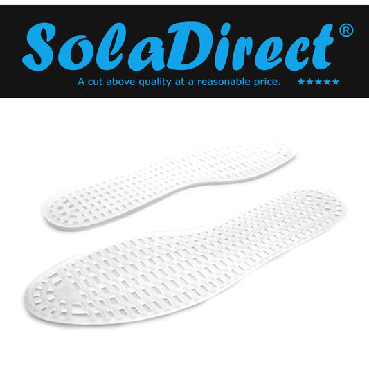 Survival Trekking Army Soldiers Shoe Insoles Plastic Grid Massaging Breathable Shoe Inserts (Size 12 UK / 46 EU)