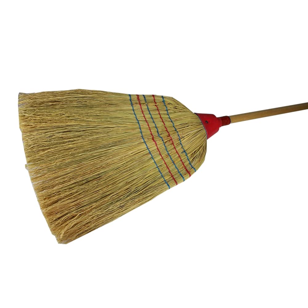 130 cm Long Handmade Corn Broom Sweeping Brush Stable Yard Garden Warehouse