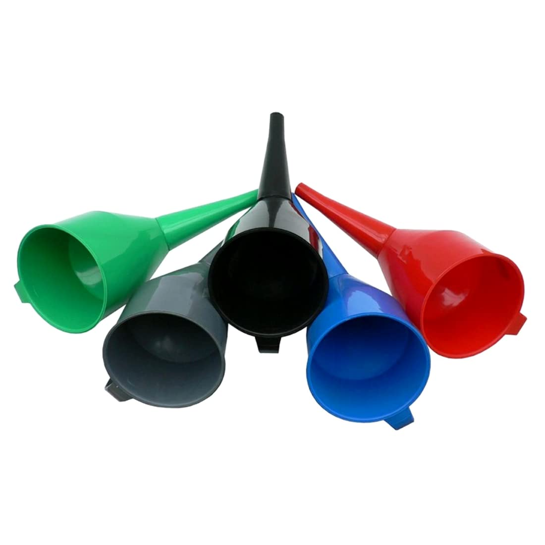 Fuel Funnel Angled with Fine Mesh Filter for Easy Refilling, Lightweight Plastic Funnel, Practical, Versatile