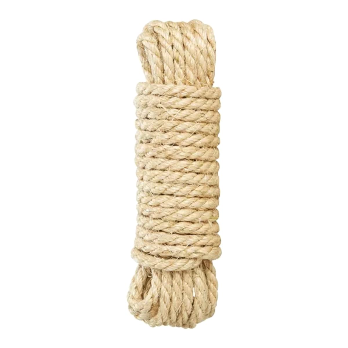 Sisal Rope for Cat Scratcher Cat Tree Repairing - 20 m / 65 ft of 10 mm Natural Sisal Rope for Scratching Post Tower Replacement