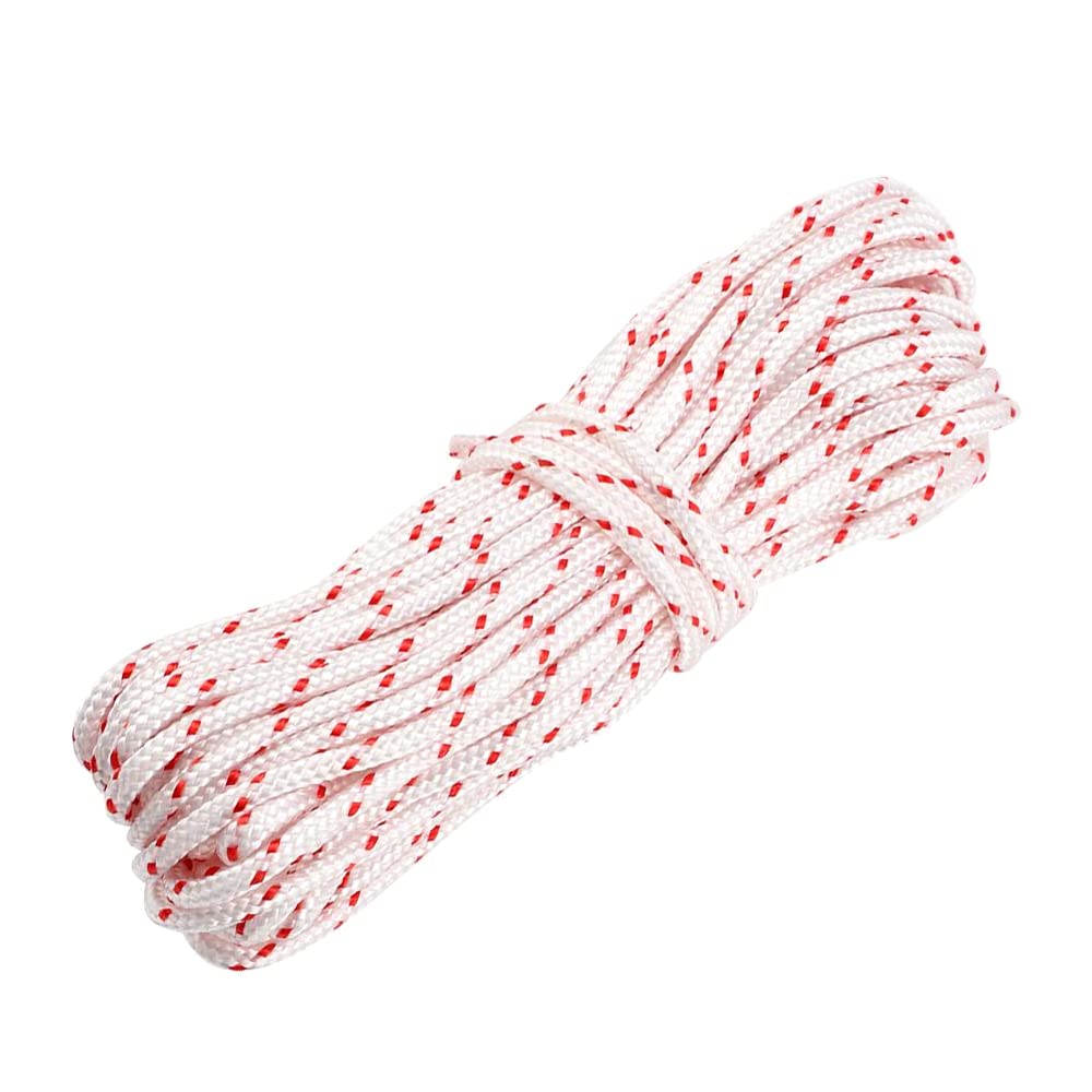 3.5 mm Pull Cord, Recoil Starter Rope for Lawnmower, Chainsaw, 50 metres / 164 ft Long Lawn Mower Replacement Pull Cord