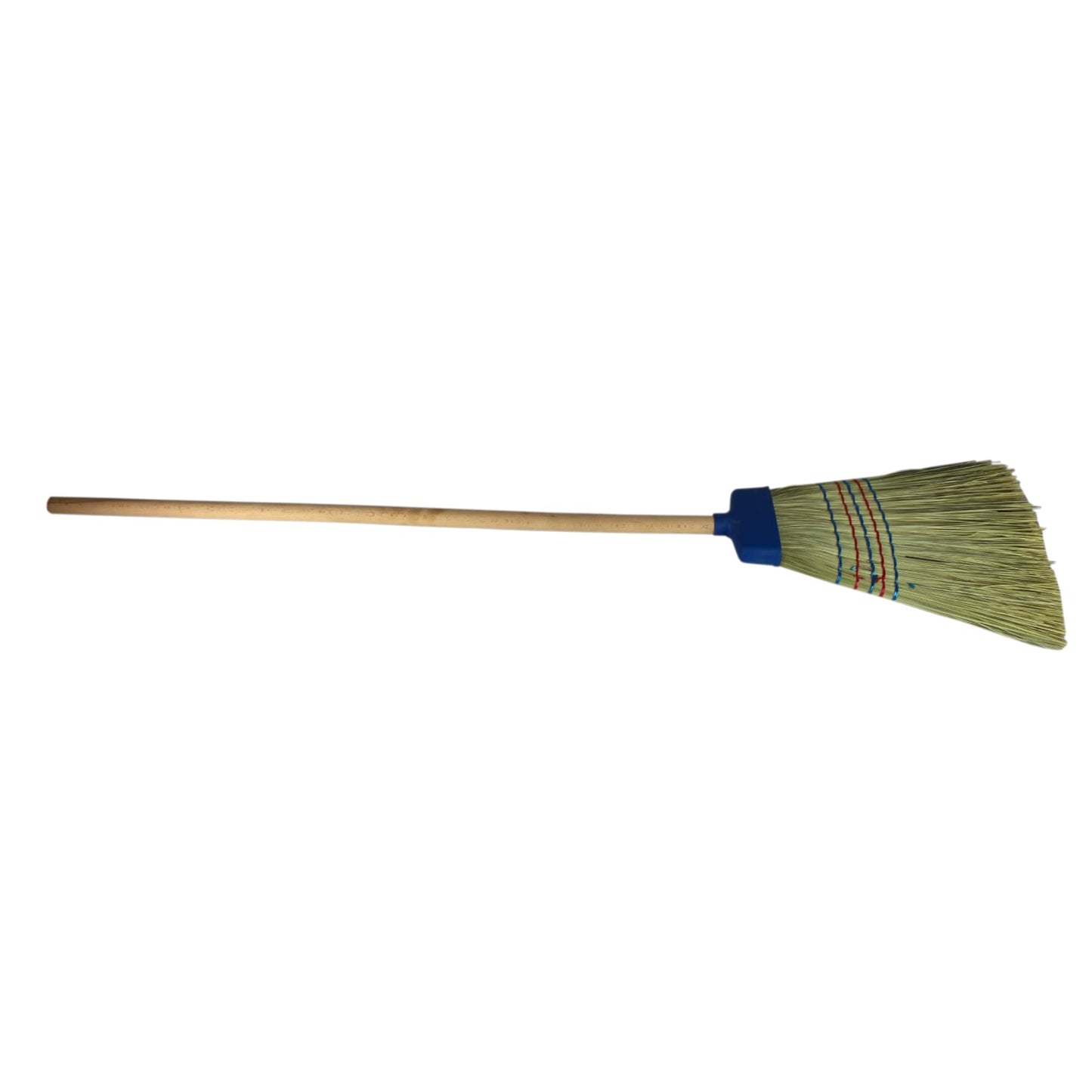 125 cm Long Handmade Corn Broom Sweeping Brush for Patio Stable Yard Garden Warehouse