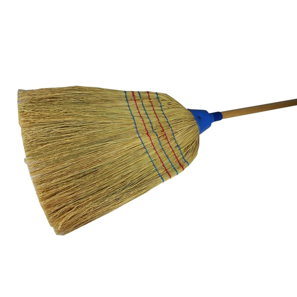 130 cm Long Handmade Corn Broom Sweeping Brush Stable Yard Garden Warehouse