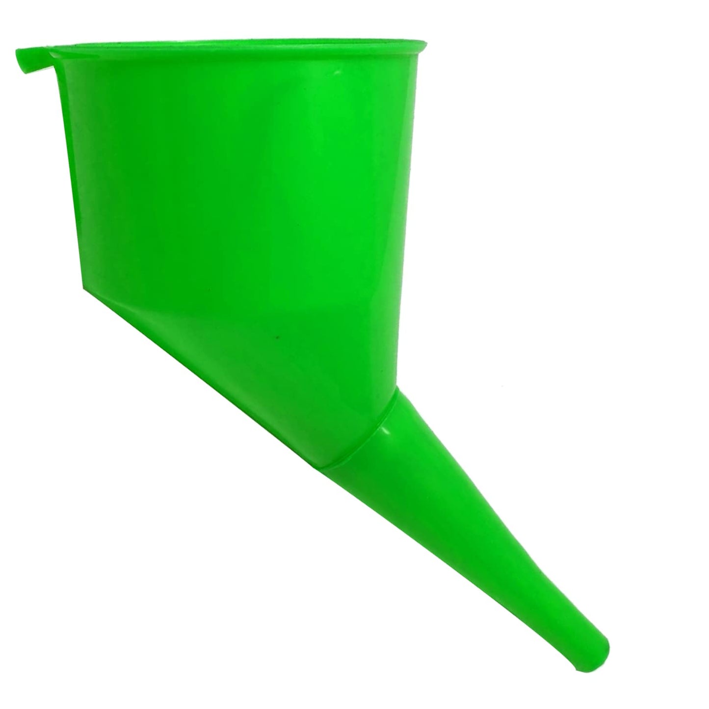 Fuel Funnel Angled with Fine Mesh Filter for Easy Refilling, Lightweight Plastic Funnel, Practical, Versatile