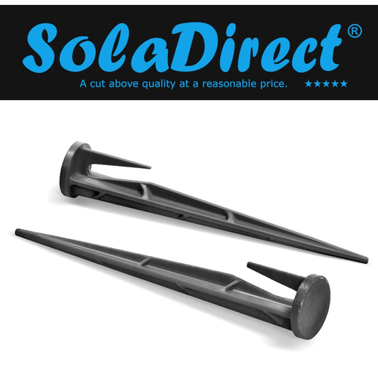 100 x Garden Pegs for Robotic Lawnmower Boundary Wire - Ground Anchors Spikes, Ground Hooks for Robotic Lawn Mower Boundary Cable