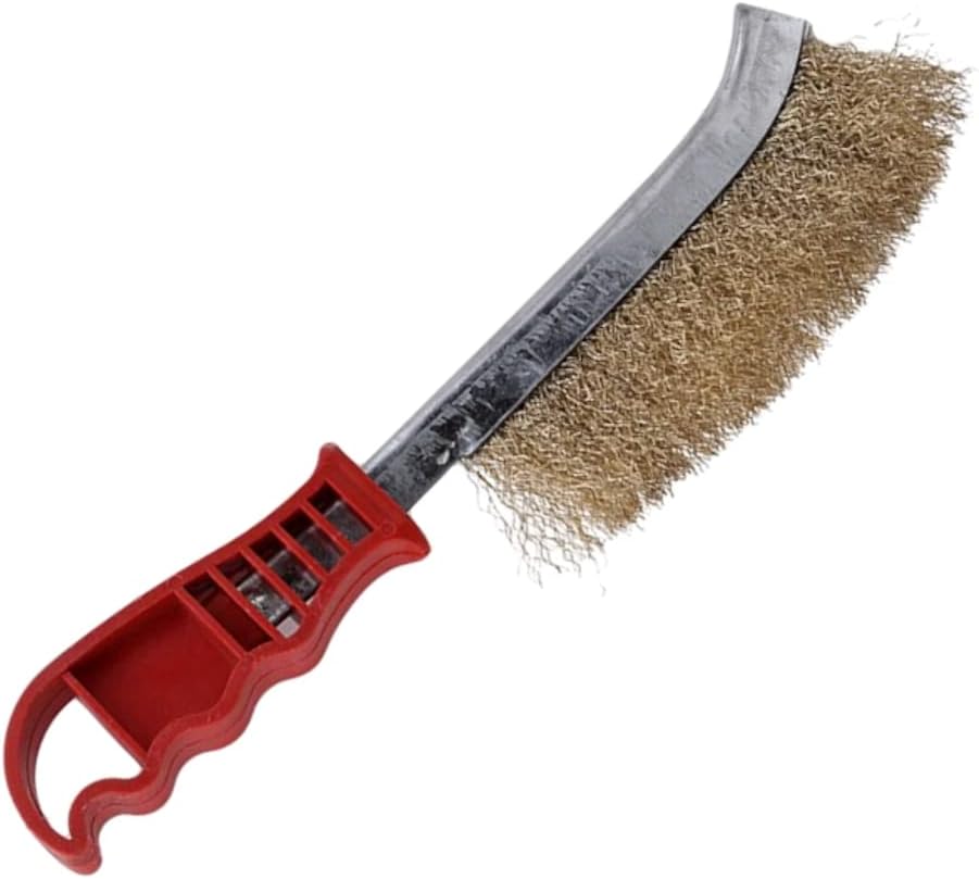 BBQ Barbecue Grill Cleaning Brush with Metal Wire Bristles Rust Remover for Easier and Effective Clean