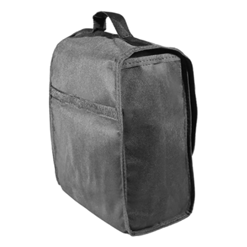 Car Boot Organiser Bag Anti Slip Foldable for Boot Storage Case Tool Bag Boot Tidy Bag, Suitable for All Vehicles, Black (Medium)