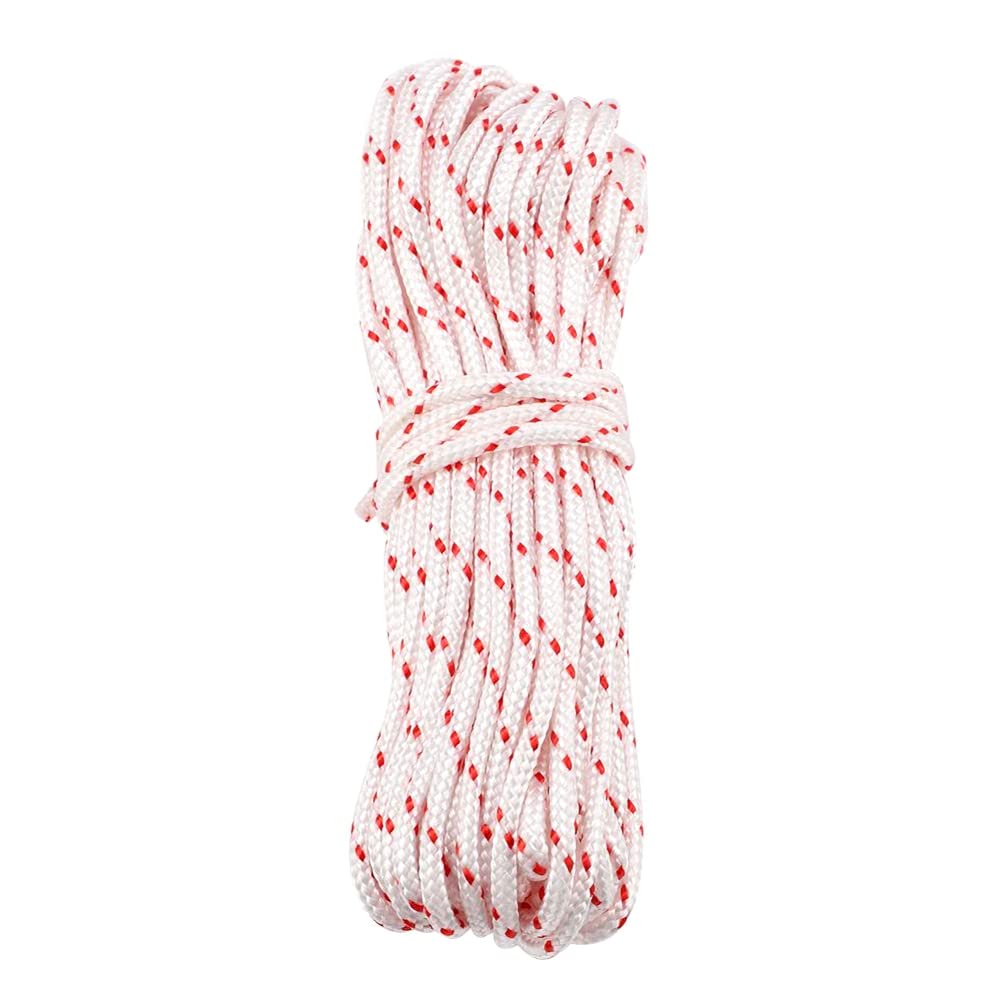 3.5 mm Pull Cord, Recoil Starter Rope for Lawnmower, Chainsaw, 50 metres / 164 ft Long Lawn Mower Replacement Pull Cord