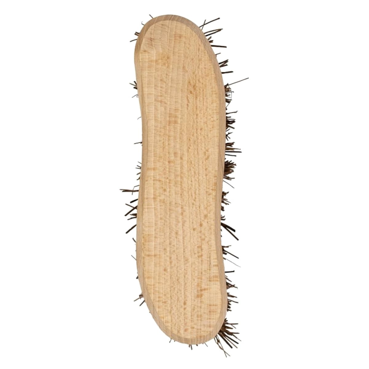 2 x Wooden Scrubbing Brush, Large Hard Bristle Brush, Stiff Bassine, Scrubbing Brush for Cleaning Hard Surfaces, Floors, Walls