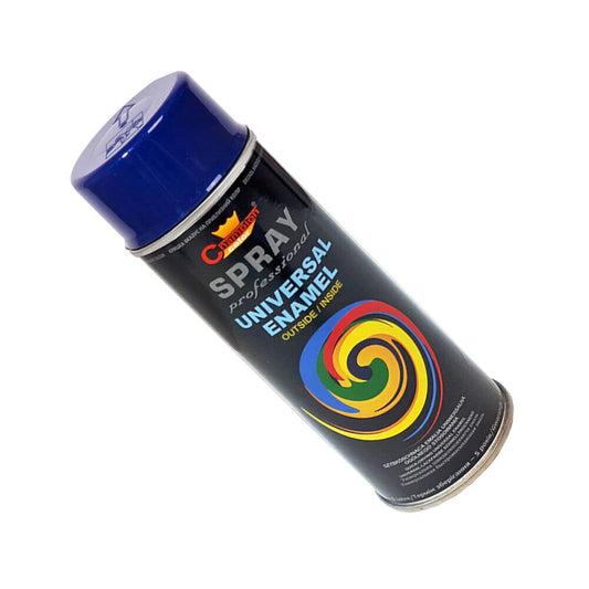 2 x 400 mL Night Blue (RAL 5022) Universal Gloss Enamel Spray Paint - Fast Drying High Shine Finish with Strong Coverage - for Metal, Wood, Plaster and Selected Plastics, Indoor and Outdoor Use