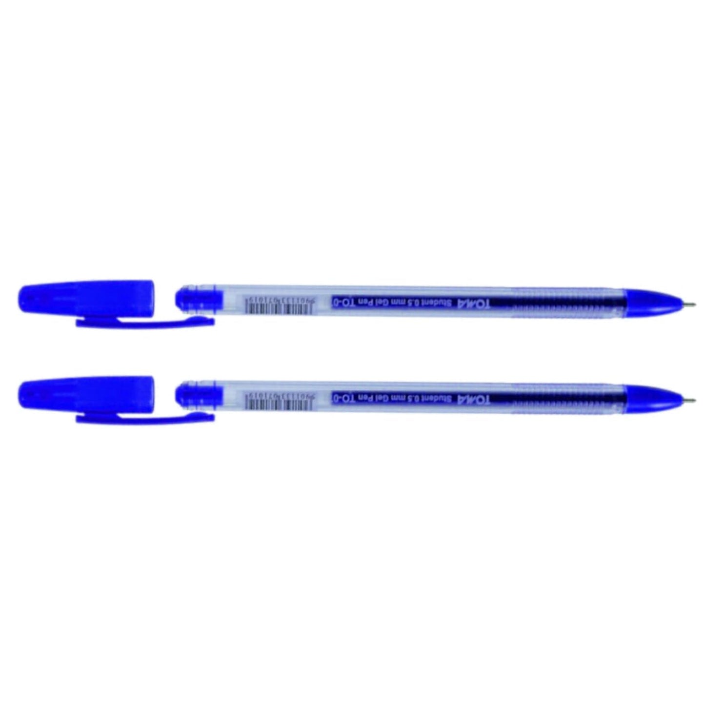 Ballpoint Pens, Gel Ink Ballpoint Pens, Smudge Free, Extra Fine Point 0.5 mm, Ideal for School, Office (Blue, 2 Pens)