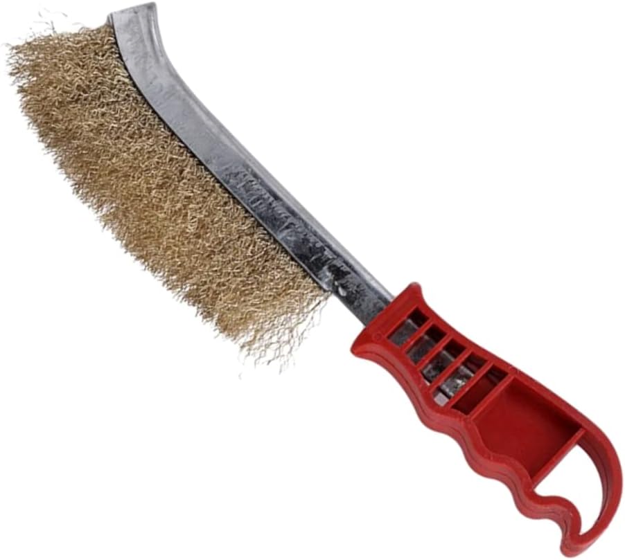 BBQ Barbecue Grill Cleaning Brush with Metal Wire Bristles Rust Remover for Easier and Effective Clean