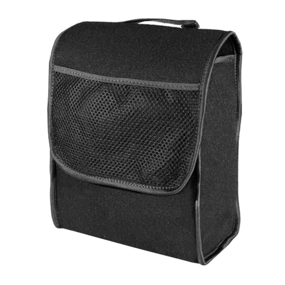Car Boot Organiser Bag Anti Slip Foldable for Boot Storage Case Tool Bag Boot Tidy Bag, Suitable for All Vehicles, Grey Felt