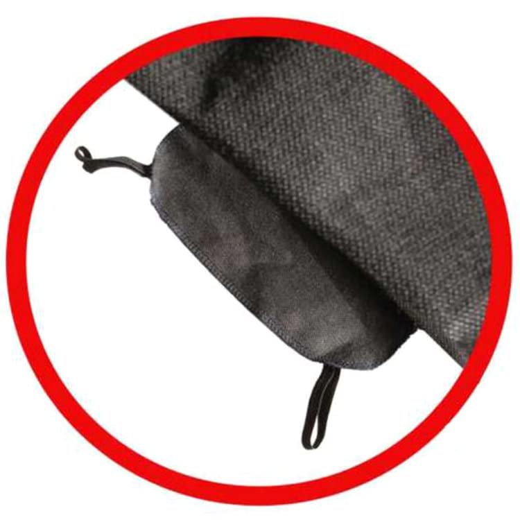 Universal Waterproof Oil-Proof Garage Car Seat Cover - Heavy Duty Protection for Mechanics, Construction Workers (Black)