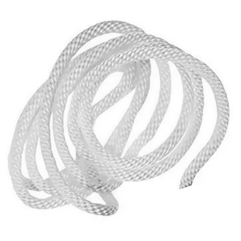 5 mm Pull Cord, Recoil Starter Rope for Lawnmower, Chainsaw, 100 metres / 328 ft Long Lawn Mower Replacement Pull Cord (White)