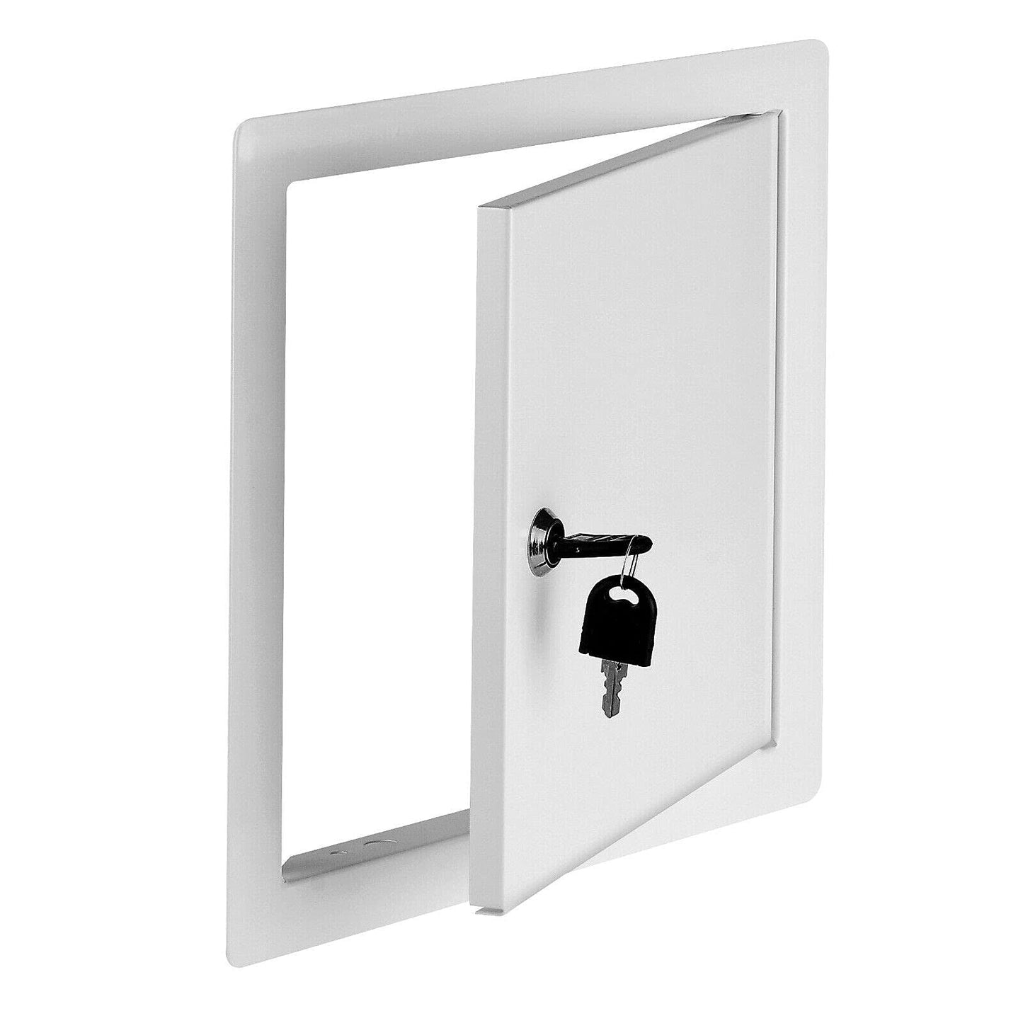 400 mm x 400 mm White Metal Access Panel with Lock Inspection Door Hatch Vision Point