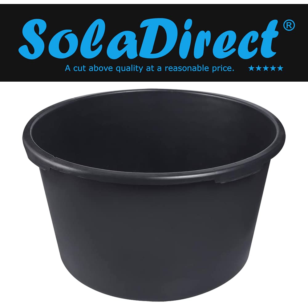 90 Litres Multi Tub Round Heavy Duty Multi Purpose Bucket - 63 x 63 x 40 cm - Ideal for Agriculture, Building, Gardening