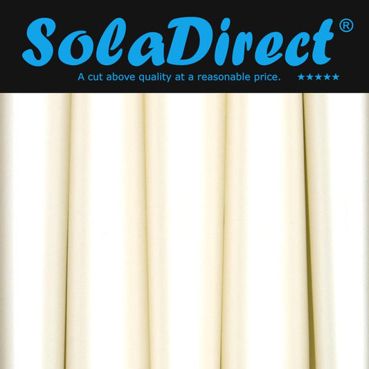 Tapered Dinner Candles, Pack of 10, Unscented, Long Burning Time, 24 cm / 9.45" (Pearl, Metallic)